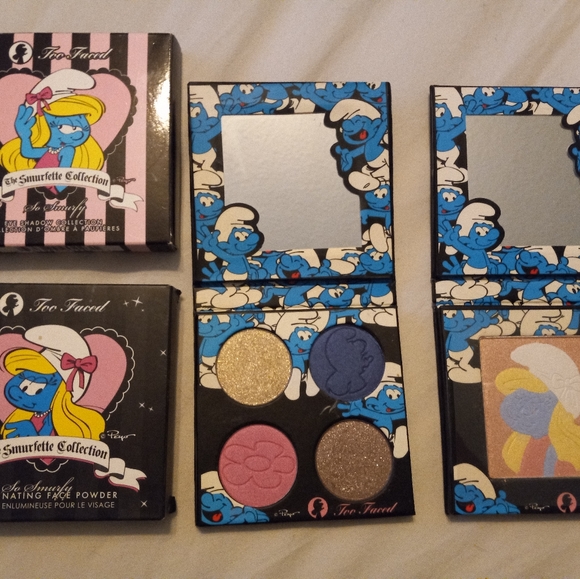 2 Too Faced Smurfette Palettes - Picture 2 of 4